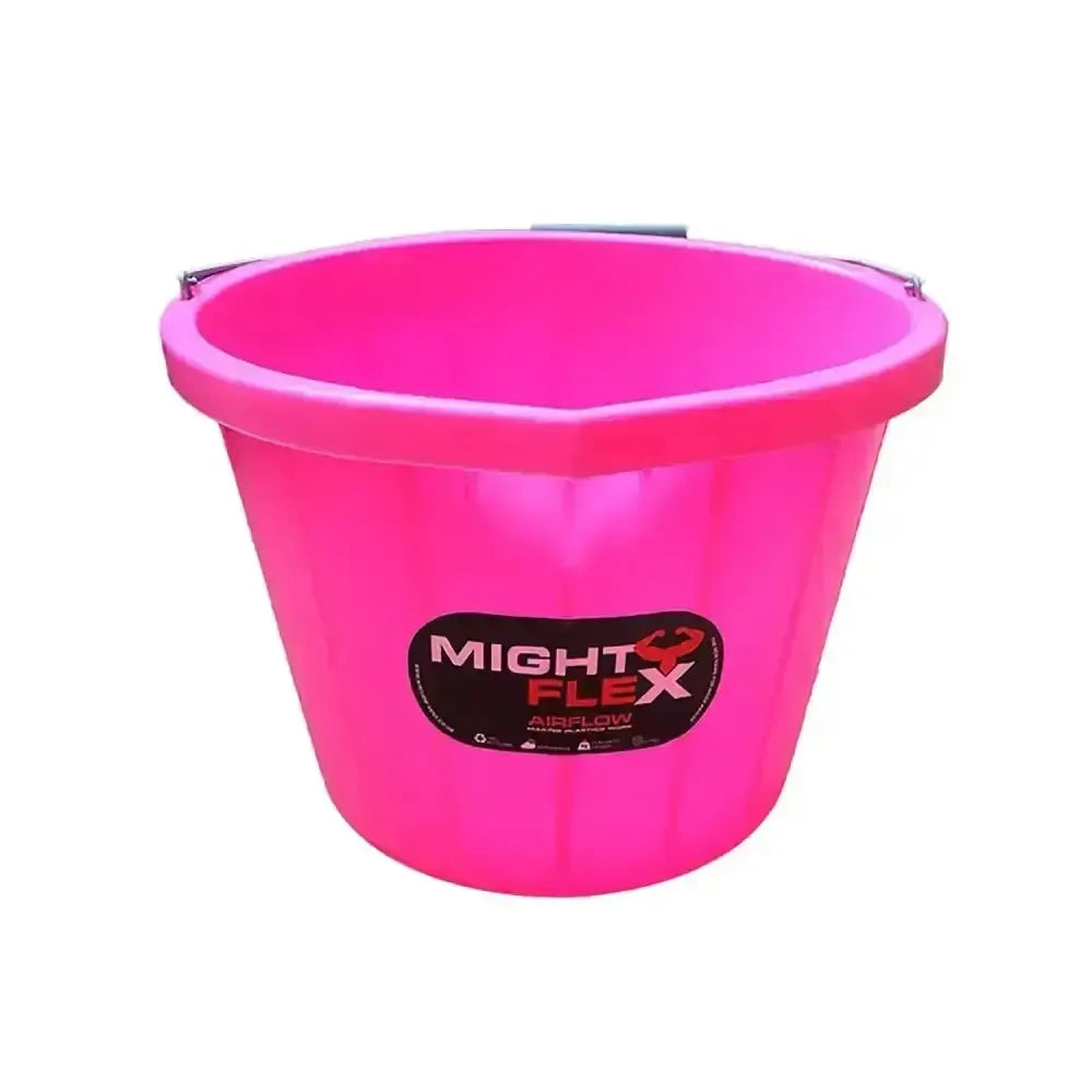 Mightyflex Heavy Duty Multi Purpose Bucket 15 Lt Pink Buckets & Bowls