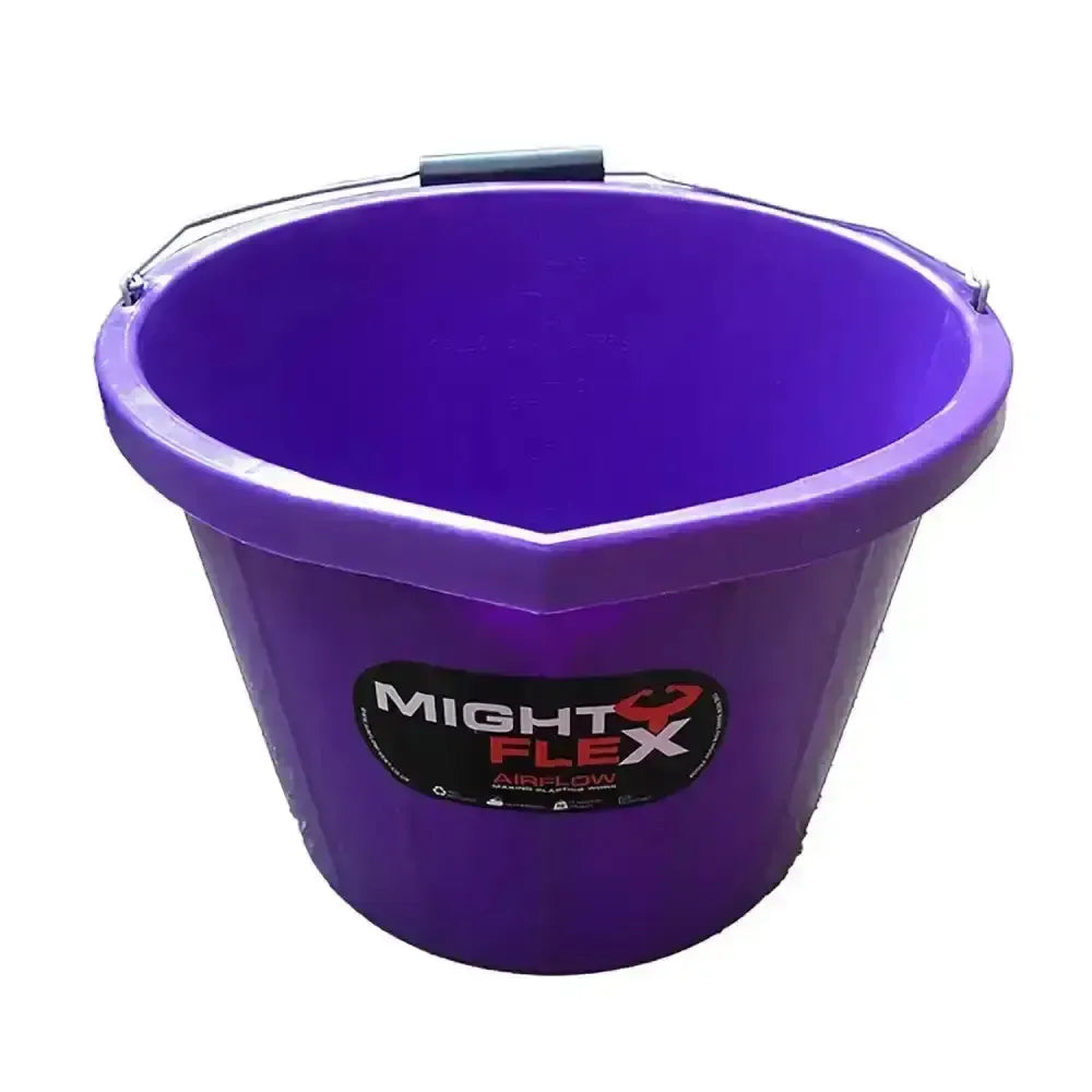 Mightyflex Heavy Duty Multi Purpose Bucket 15 Lt Purple Buckets & Bowls