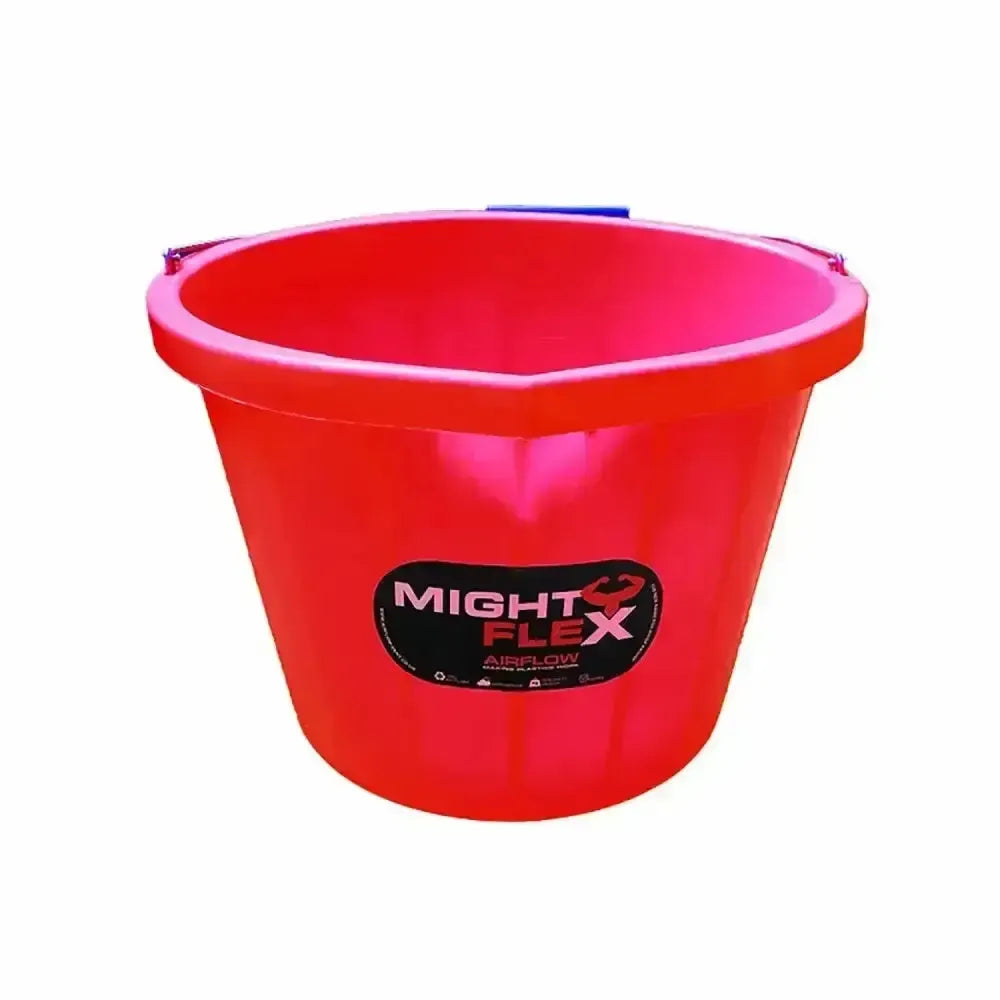 Mightyflex Heavy Duty Multi Purpose Bucket 15 Lt Red Buckets & Bowls
