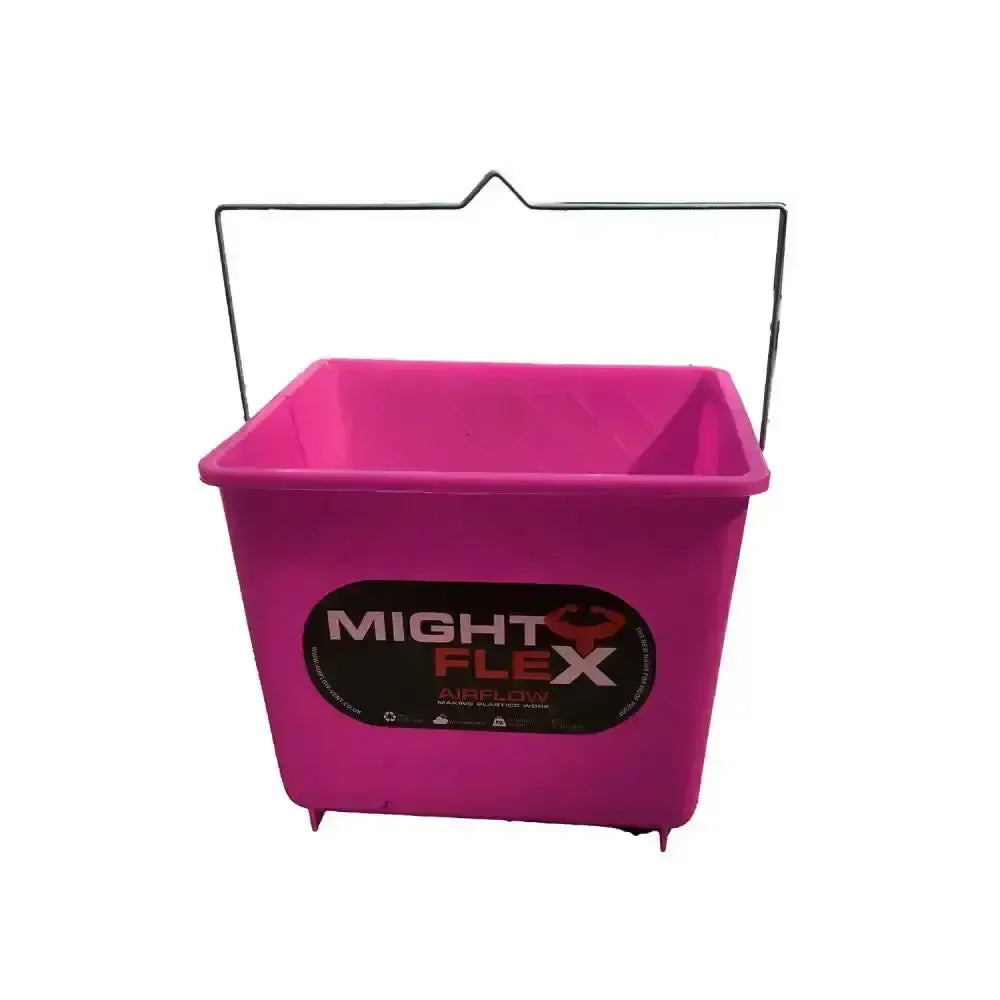 Mightyflex Square Calf/Multi Purpose Bucket 5 Lt Pink Buckets & Bowls