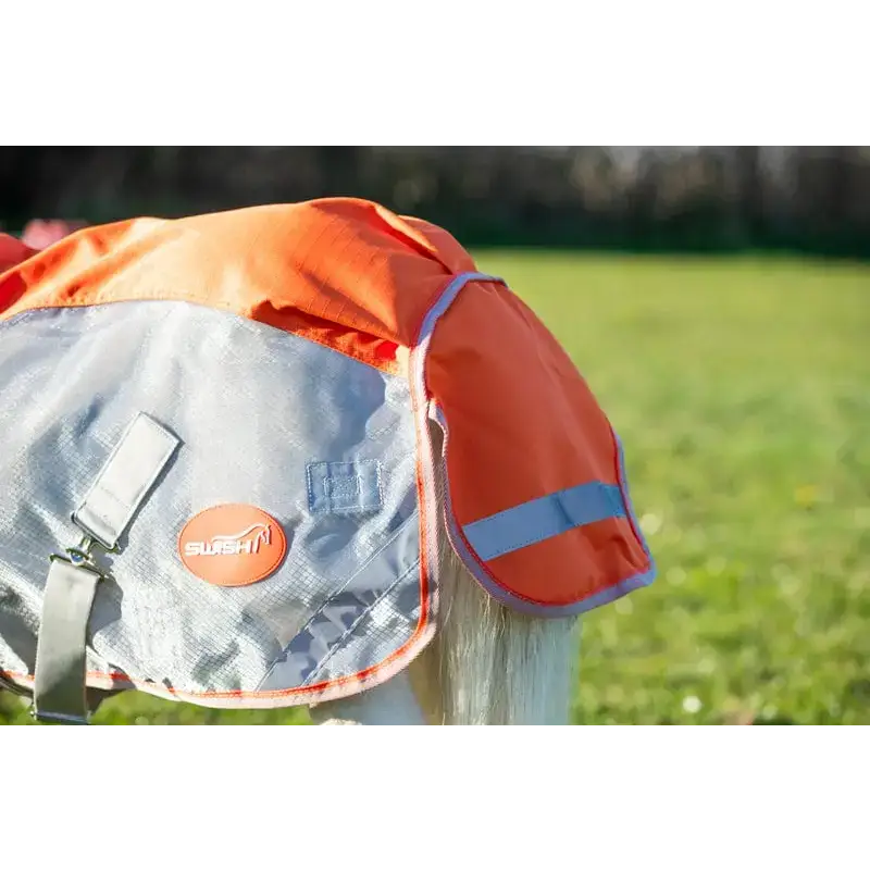 Swish MINI Fly Turnout Combination Rug - Orange/Grey 3'3 Fly Rugs