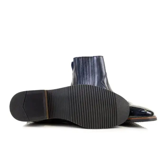 Bareback Footwear Monroe Blue Short Boot EU 36 - UK 3 Clearance