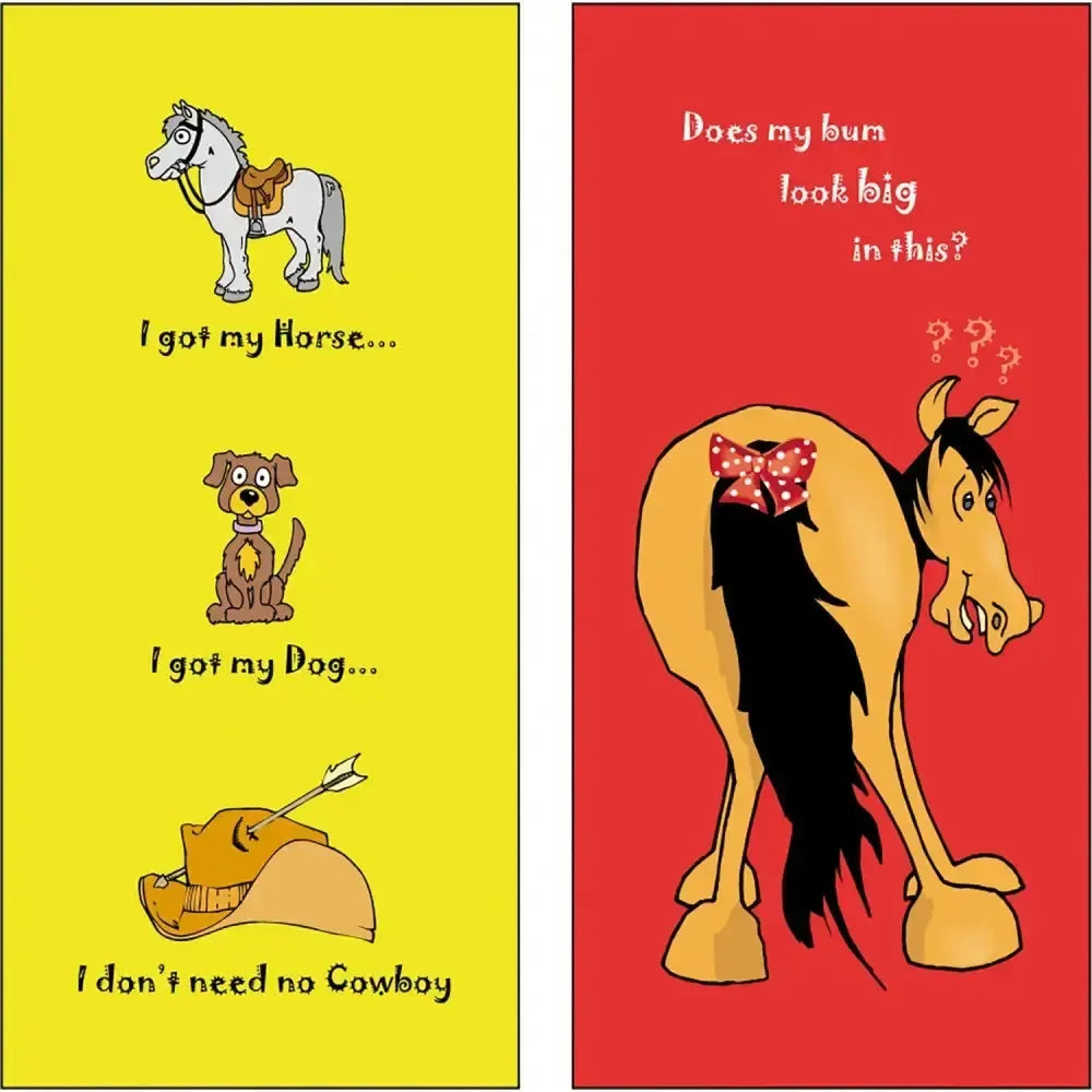 Moorland Rider Horsey Girl Greeting Cards 6 Pack Horsey Greeting Cards