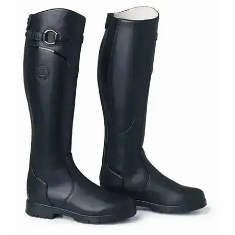 Mountain Horse Spring River High Rider Black Boots 38 Wide Regular Long Riding Boots