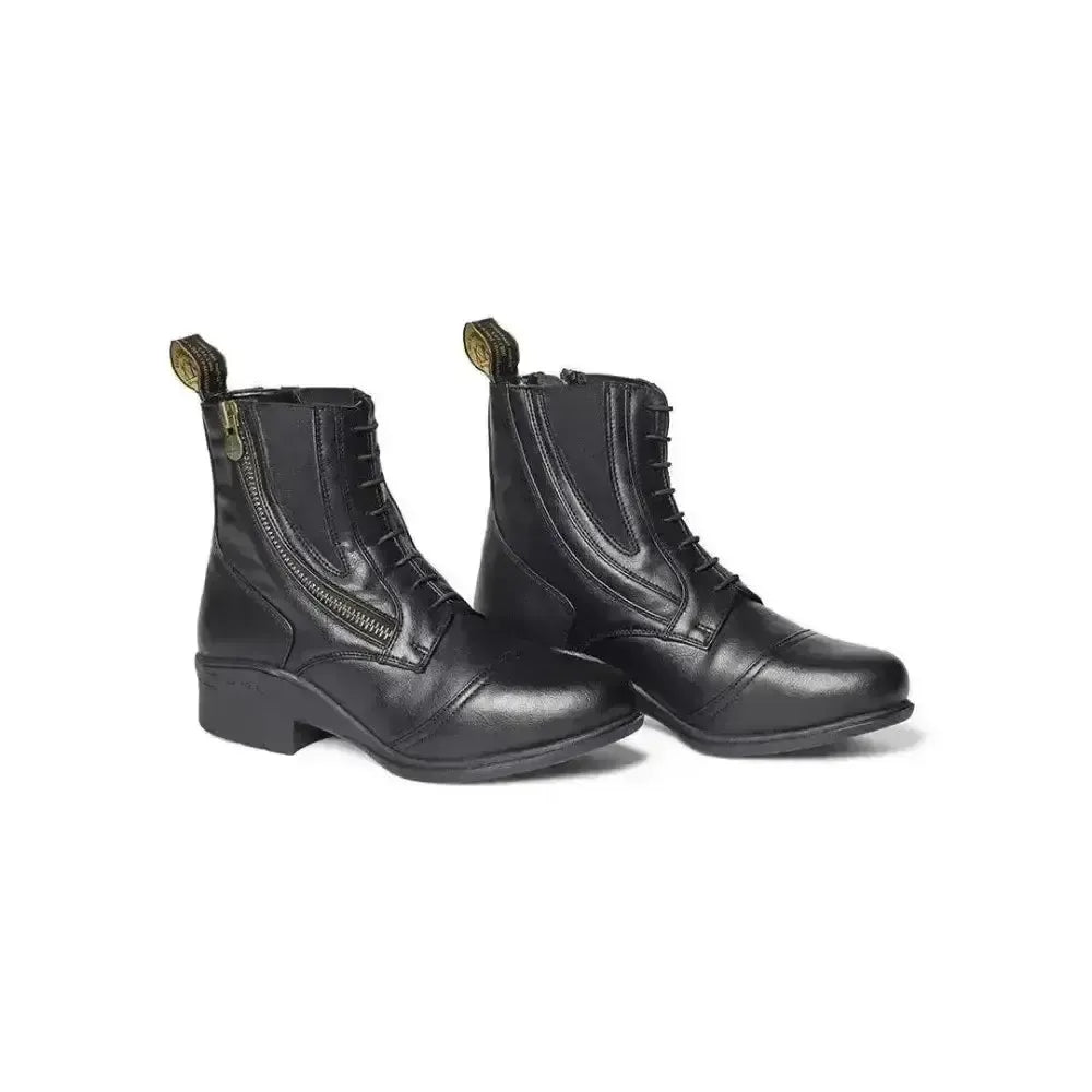 Mountain Horse Veganza Side Zip Paddock Boots 36 Black Short Riding Boots