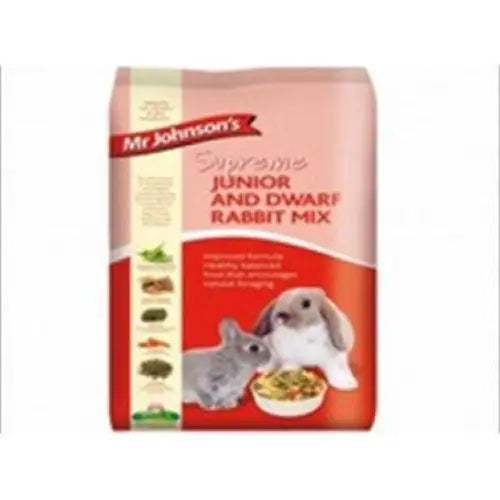 Mr Johnsons Supreme Rab Jr&Dwarf 900 g Rabbit Food
