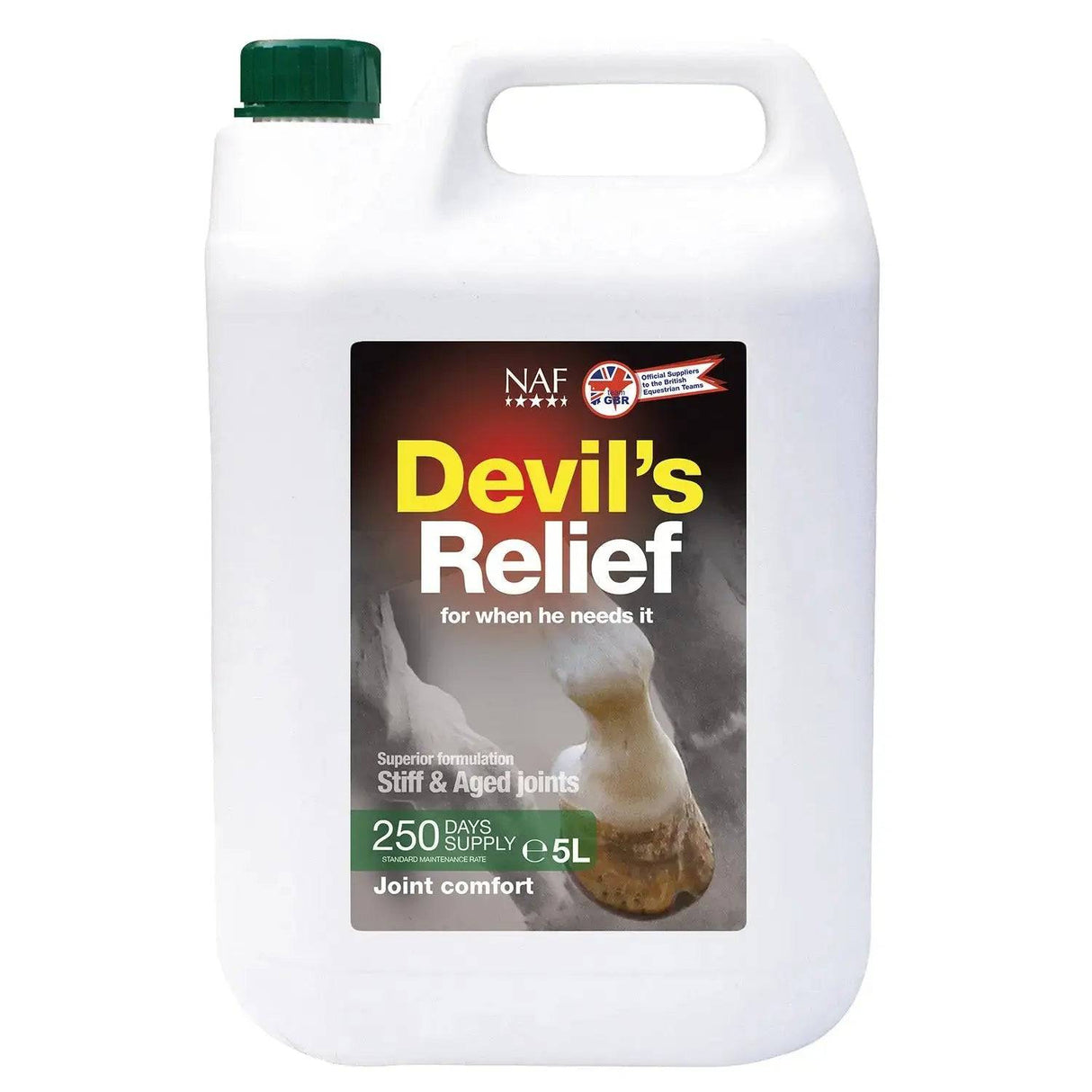 NAF Devils Relief Horse Supplements 5 Litres Barnstaple Equestrian Supplies