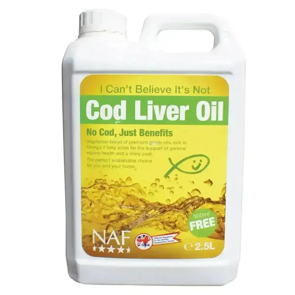 NAF I Cant Believe Its Not Cod Liver Oil 2.5 Litre Horse Supplements