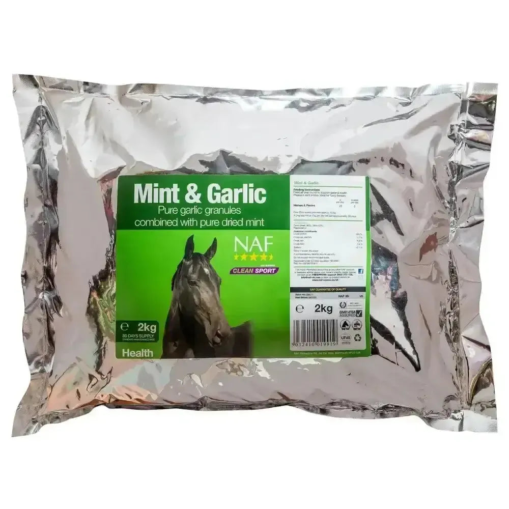 NAF Mint & Garlic Horse Supplements