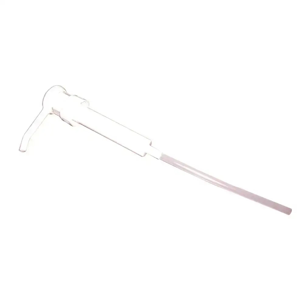 Clear plastic naf pump dispenser with ergonomic handle and long spout for 5lt containers and larger containers