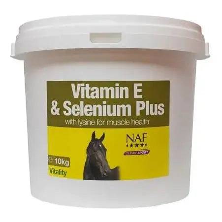 NAF Vitamin E & Selenium Plus Horse Supplements 10Kg Barnstaple Equestrian Supplies