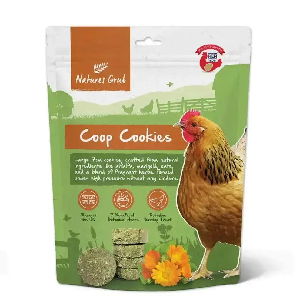Natures Grub Coop Cookies 700g Green Poultry Treats
