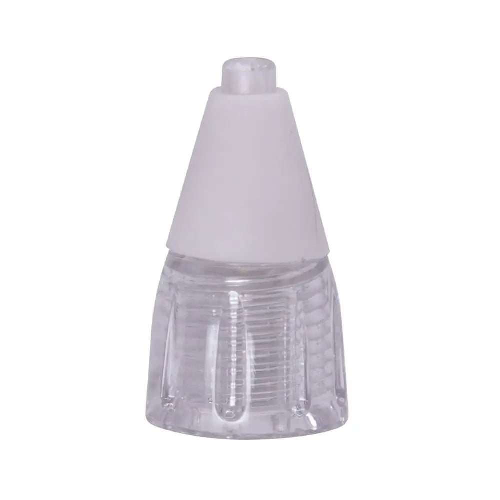Clear plastic neogen mist sprayer with white conical top and textured translucent base from prima line
