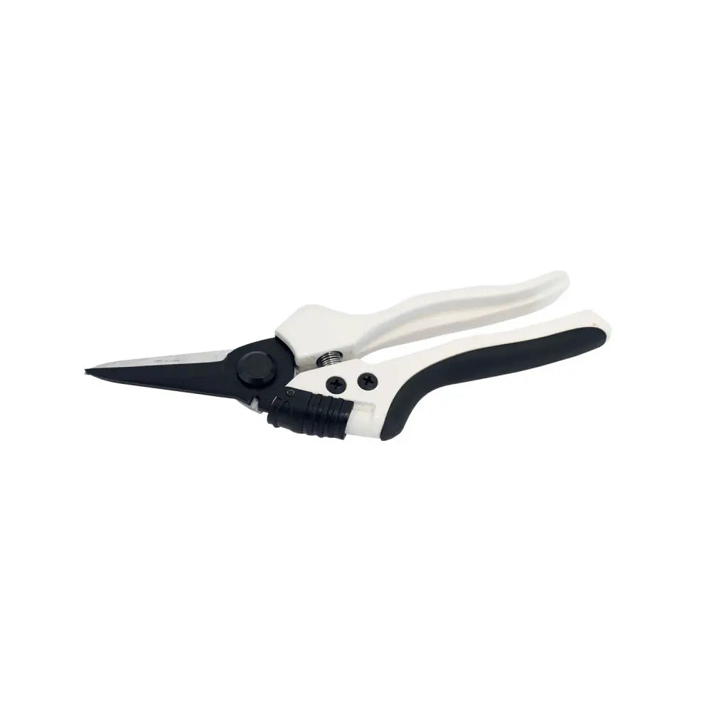 Black and white nettex agri myti-lyte lightweight foot shear with ergonomic handles for easy pruning tasks