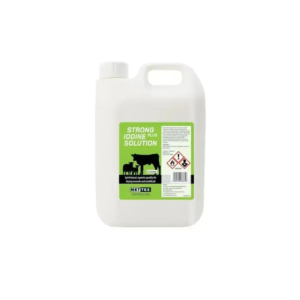 Nettex Agri Strong Iodine Plus Solution 500 ml x 6 Pack Veterinary
