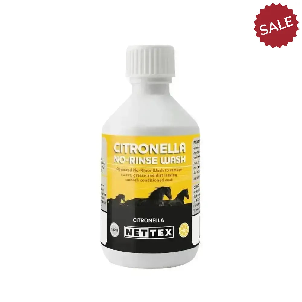 Nettex Equine Citronella No-Rinse Wash Mini x 250 ml Horse Washes