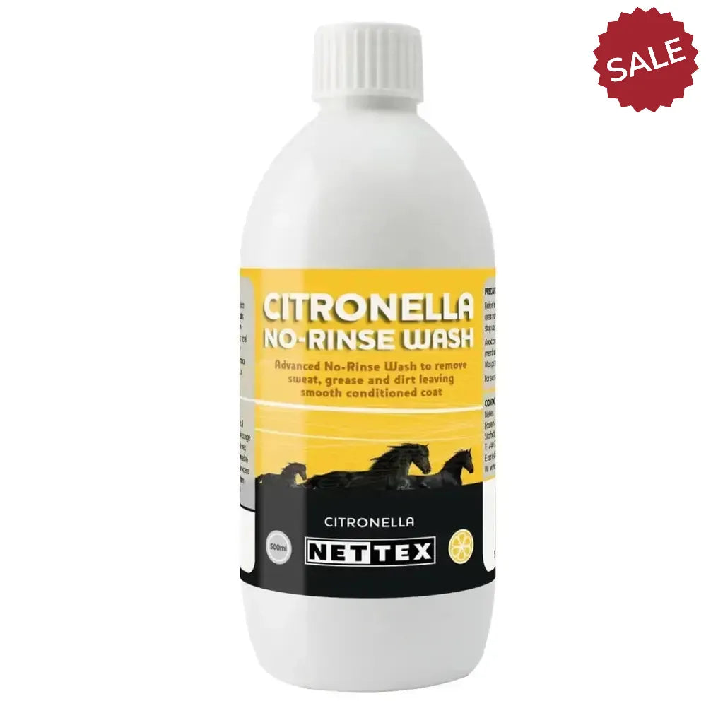 Nettex Equine Citronella No-Rinse Wash Mini x 250 ml Horse Washes