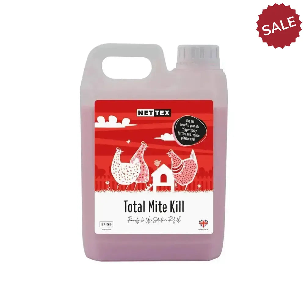 Nettex Poultry Total Mite Kill Liquid Rtu 2 Litre Refill Poultry