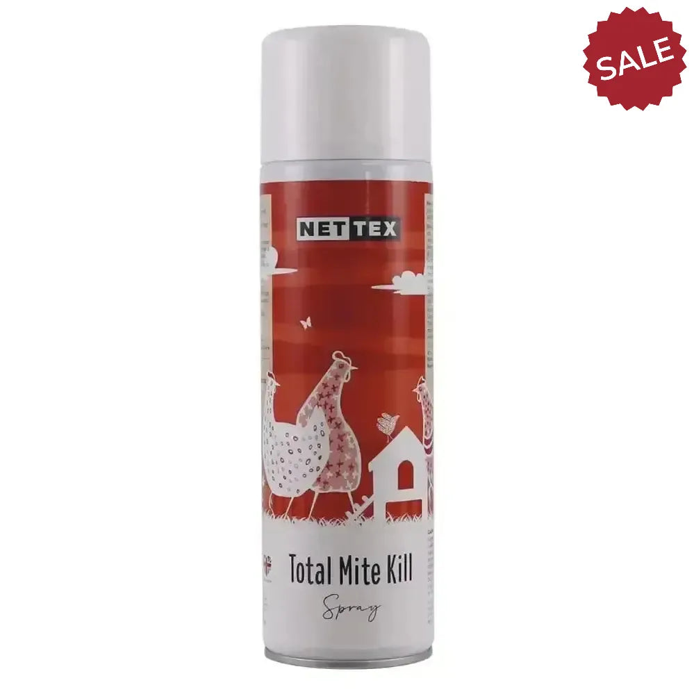 Nettex Poultry Total Mite Kill Spray 250 ml x 6 Pack Poultry
