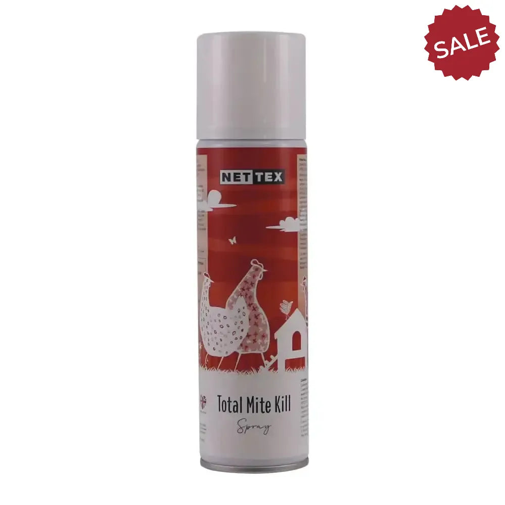 Nettex Poultry Total Mite Kill Spray 250 ml x 6 Pack Poultry