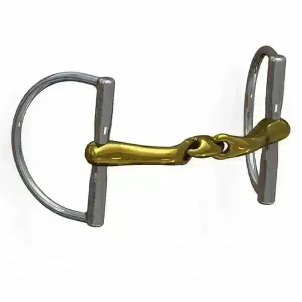Neue Schule Verbindend Hunter D-Ring Bit 159 mm (6 1/4") 16 mm Horse Bits