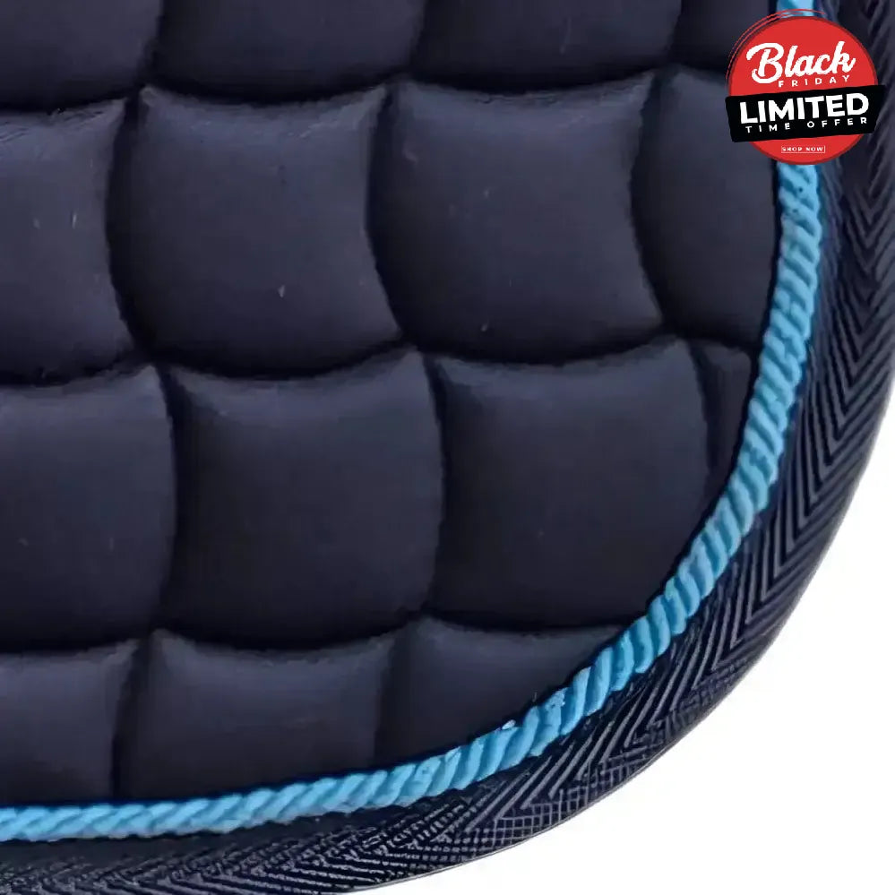 NEW GALLOP Quilted Close Contact GP Pad Black Pony/Cob Saddle Pads