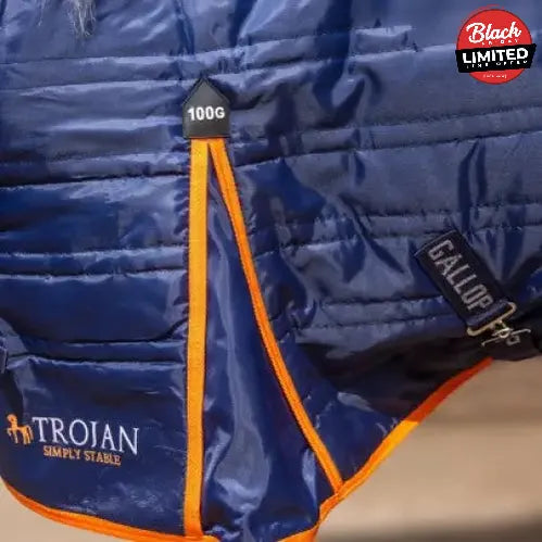 New Gallop Trojan 100g Stable Rug Navy 5'6" Stable Rugs