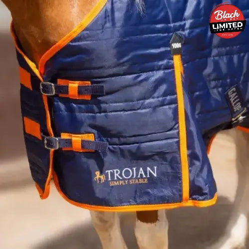 New Gallop Trojan 100g Stable Rug Navy 5'6" Stable Rugs