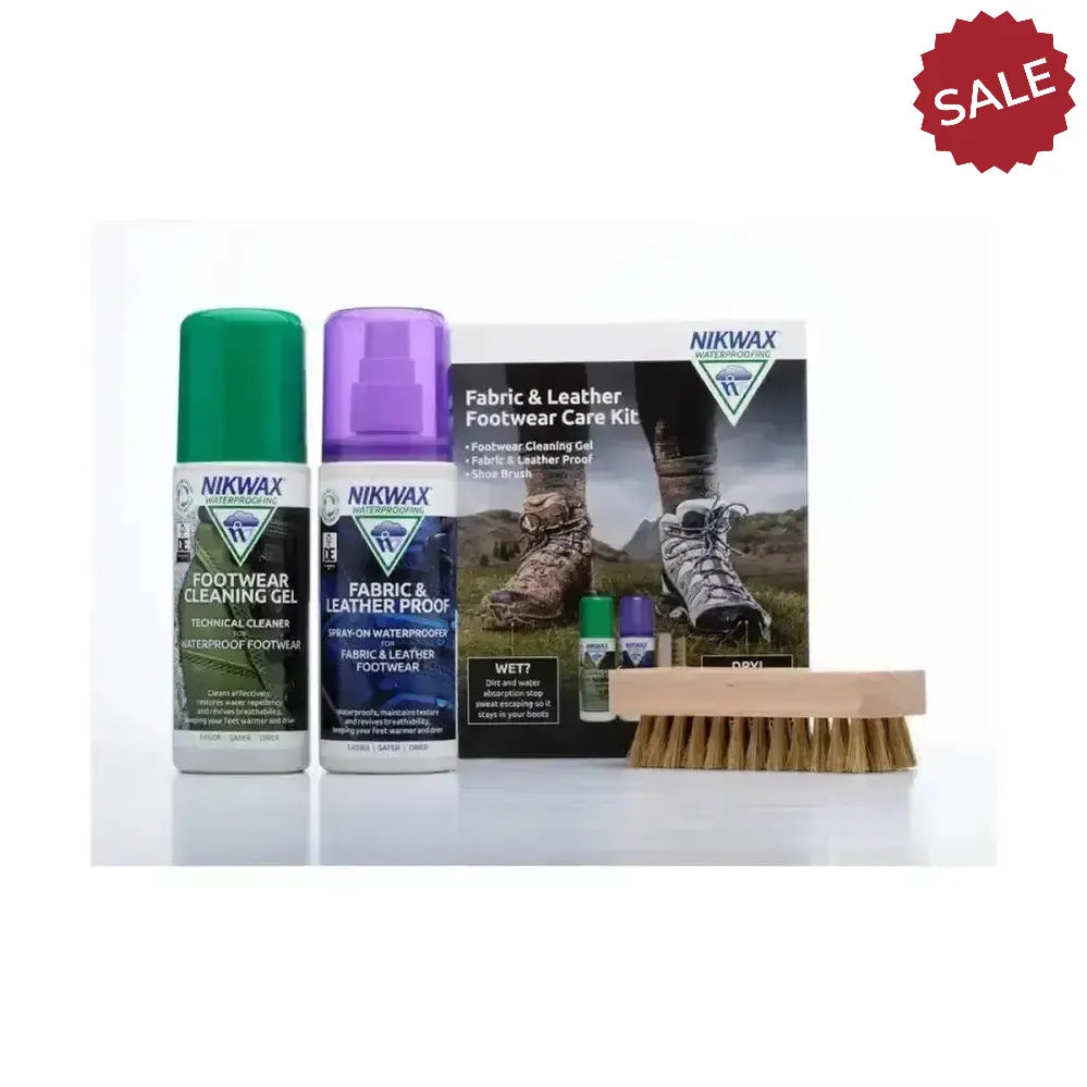 Nikwax Fabric & Leather Proof Footcare Kit Waterproof Treatments