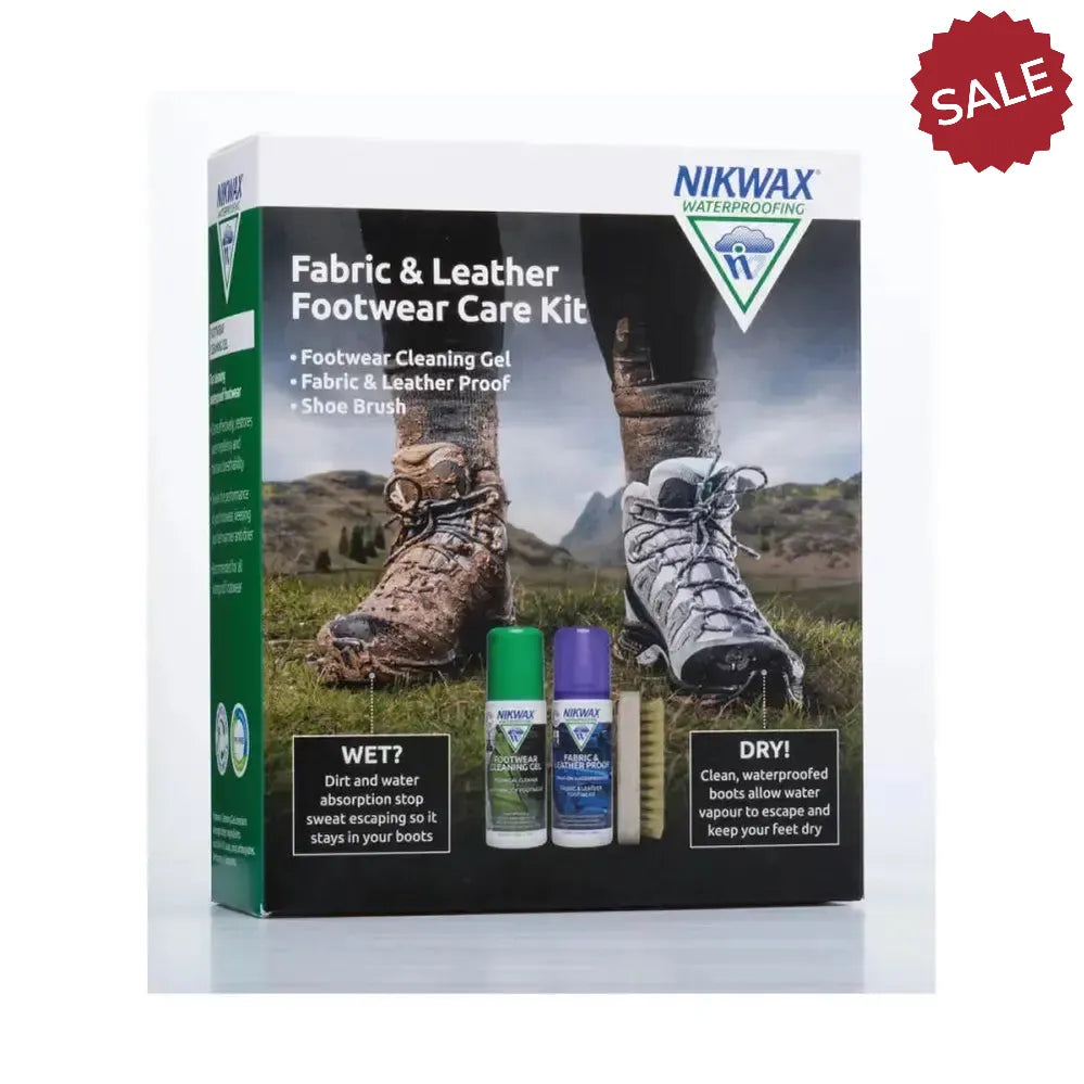 Nikwax Fabric & Leather Proof Footcare Kit Waterproof Treatments