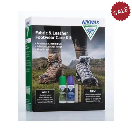 Nikwax Fabric & Leather Proof Footcare Kit Waterproof Treatments