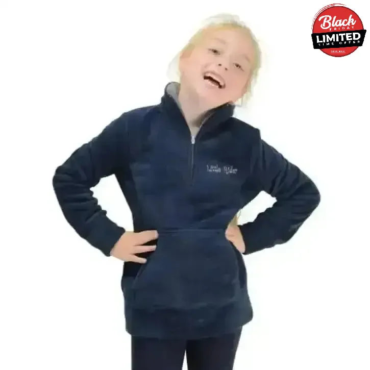 Nina Soft Fleece by Little Rider Deep Red/Soft Teal 3-4 Years Jumpers & Hoodies