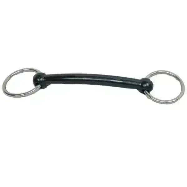 Nylon Mouth Bits With Stainless Steel Loose Ring Bits 114 mm (4 1/2") Horse Bits