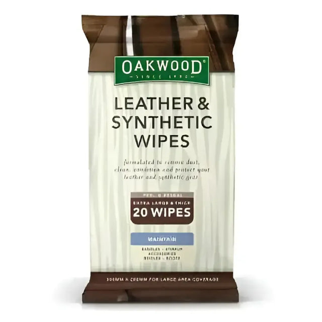 Oakwood Leather & Synthetic Wipes Tack Care