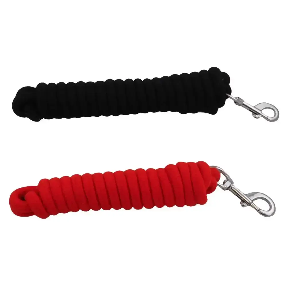 Official Libbys 12ft and 15ft Long Horsemanship Rope Red 12ft