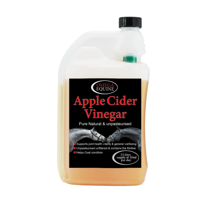 Omega Apple Cider Vinegar 1 Litre Equine Joint Supplements