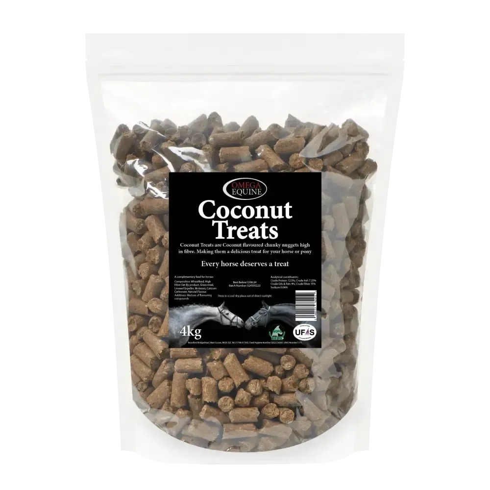 Omega Equine Coconut Horse Treats 4kg Horse Treats