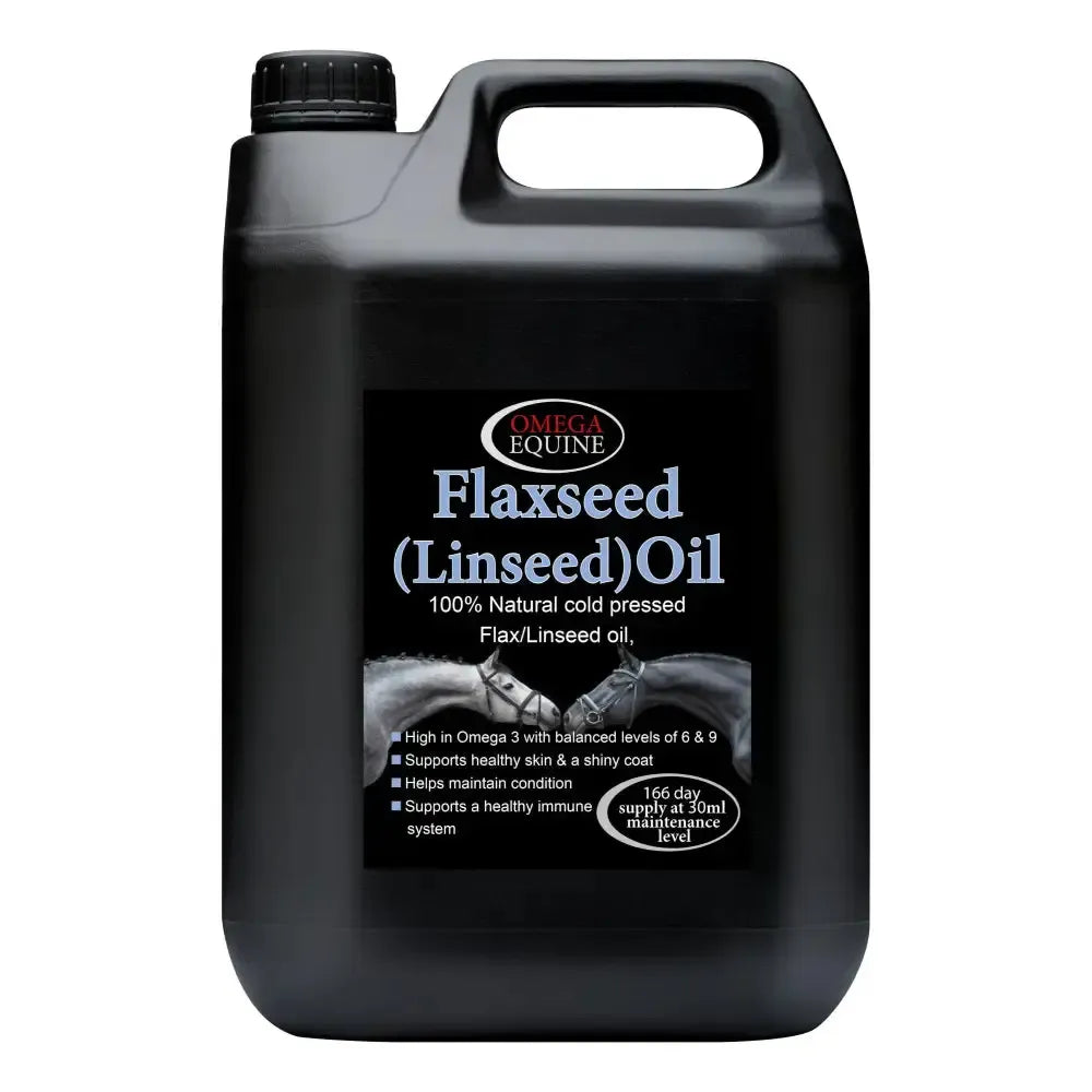 Omega Equine Flax Oil (Linseed Oil) 5 Litre Horse Skin Care Supplements