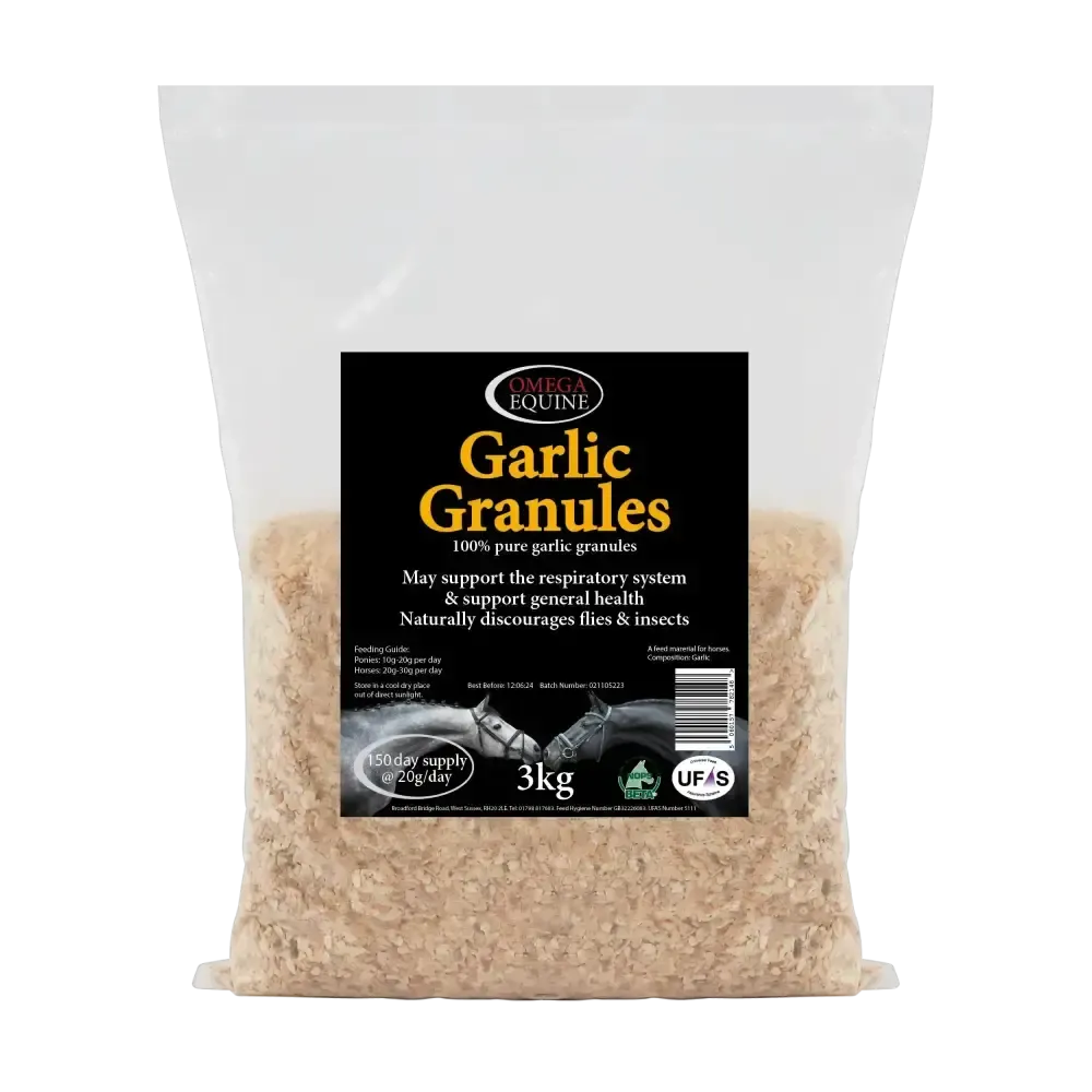 Omega Equine Garlic Granules 1kg Horse Supplements