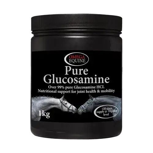 Omega Equine Pure Glucosamine 500g Pot Equine Joint Supplements