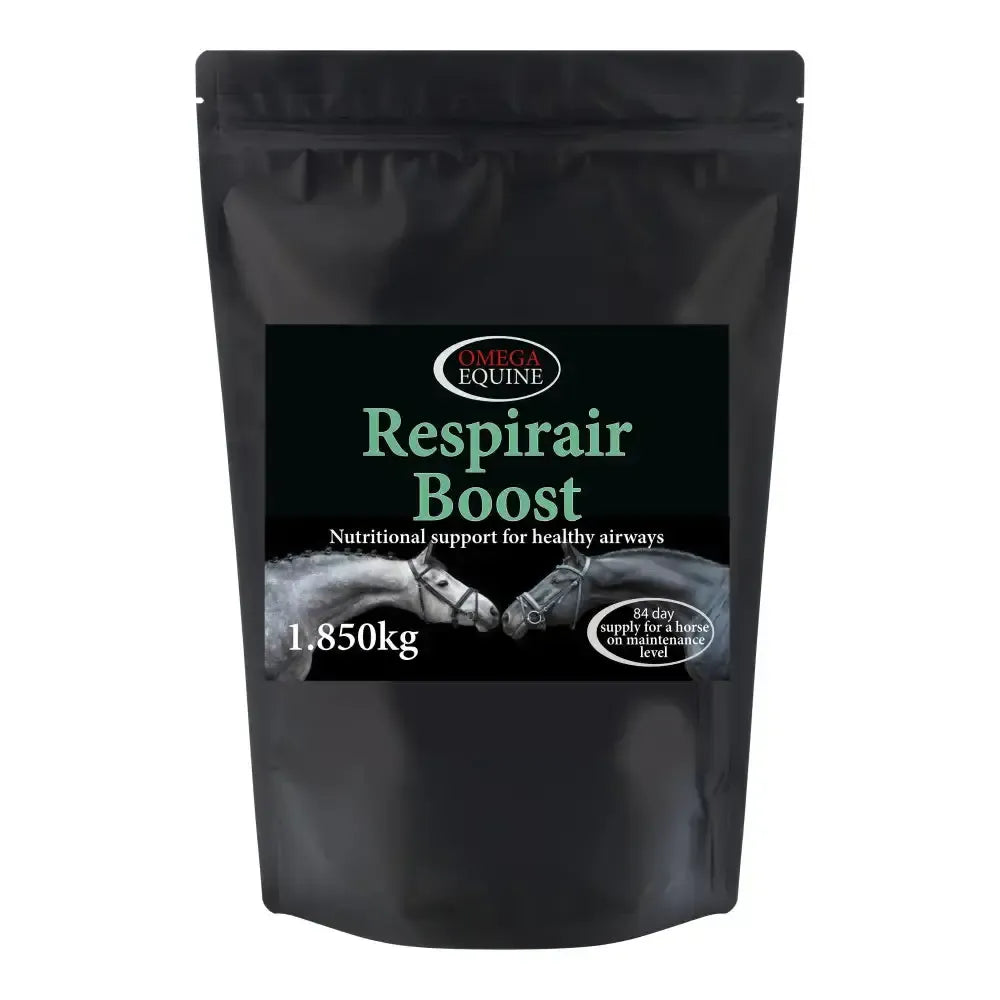 Omega Equine Respirair Boost 925g Horse Supplements
