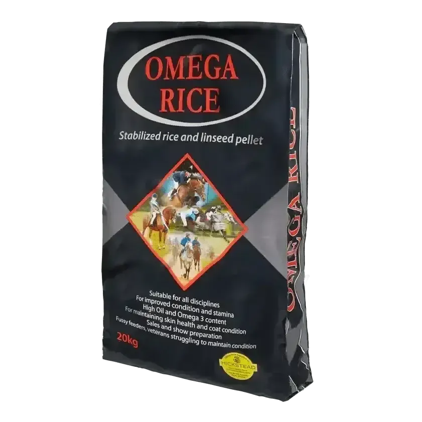 Omega Equine Rice Horse Feeds