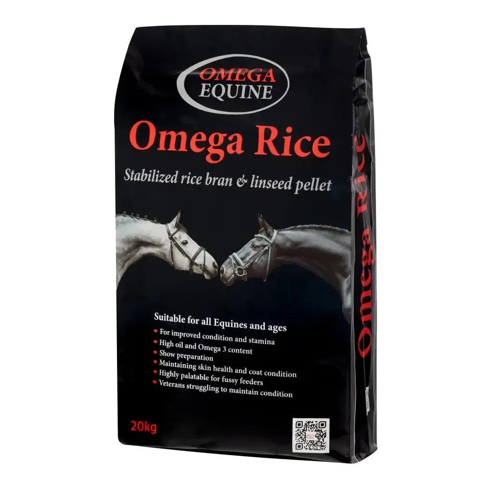 Omega Equine Rice Horse Feeds
