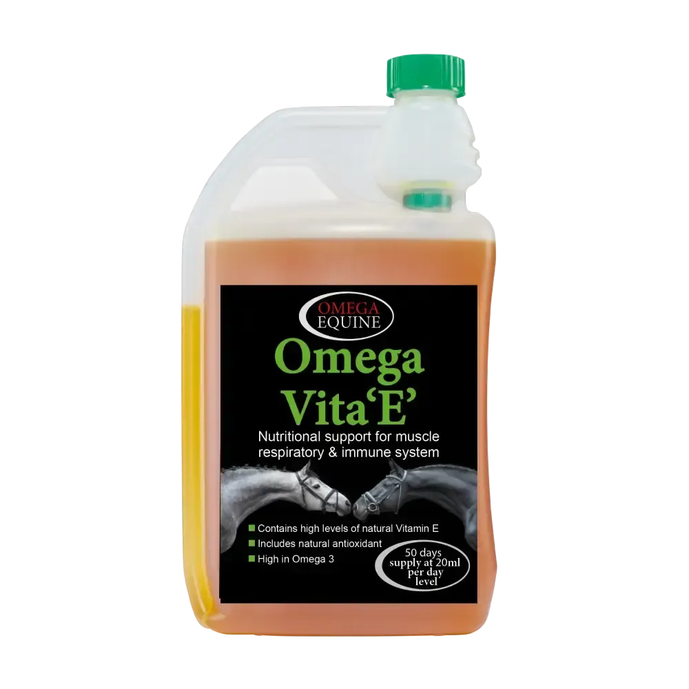Omega Equine Vita E Cold Pressed Linseed With Omega 3 1 Litre Horse Supplements