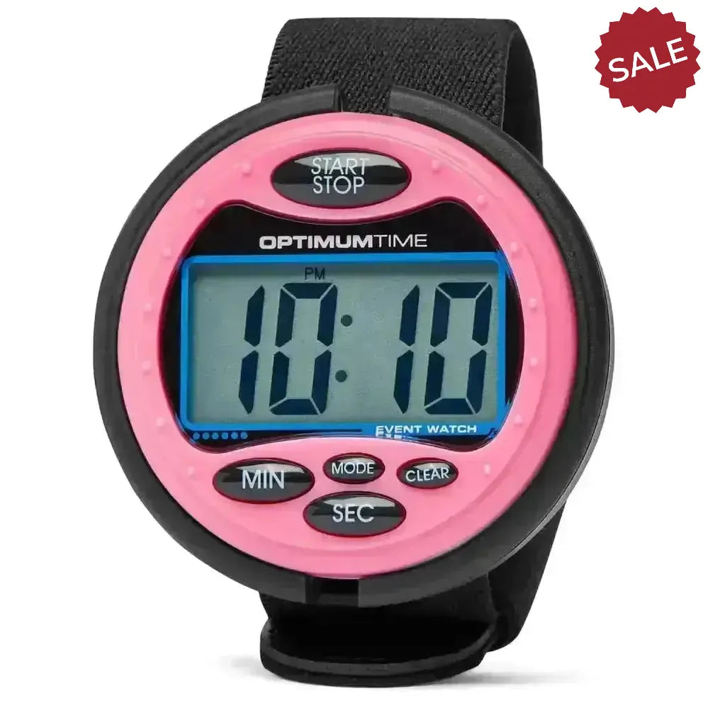 Optimum Time 3-Day Event Watch Red Competition Accessories