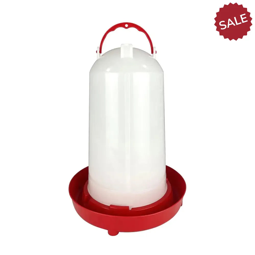 Osprey Drinker Red 6 Litre Red/White Poultry Drinkers