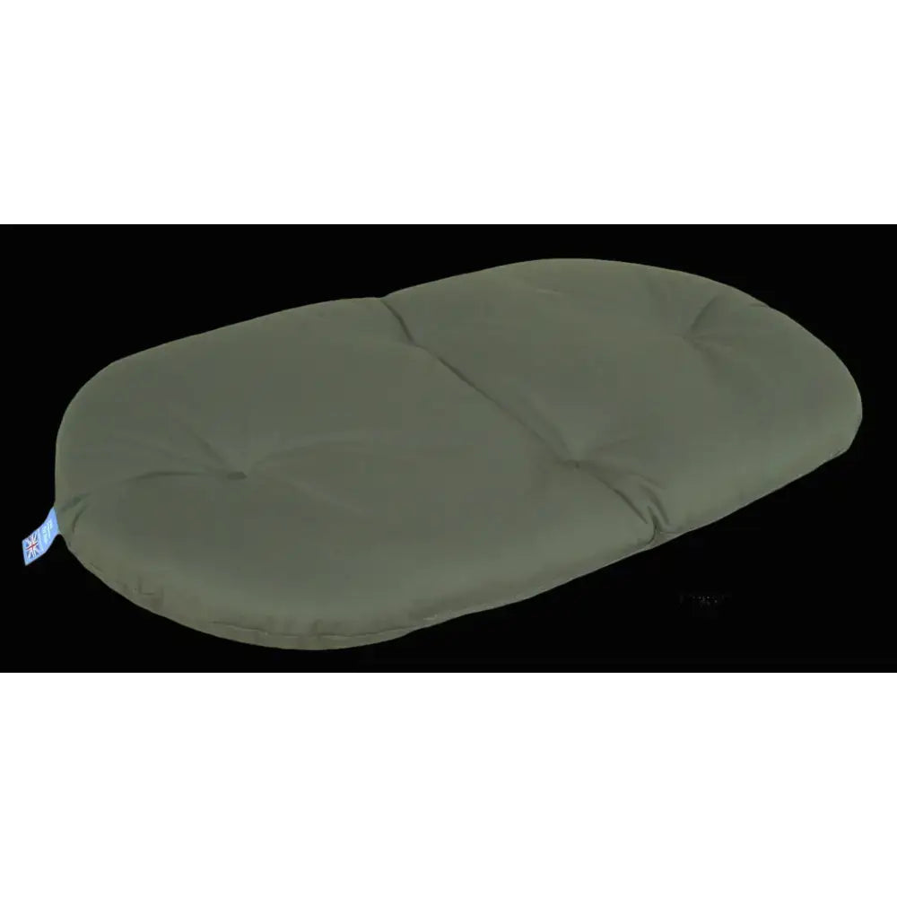 Olive green heavy duty waterproof padded changing mat with quilted surface for country dog heavy waterproof oval cushion bed