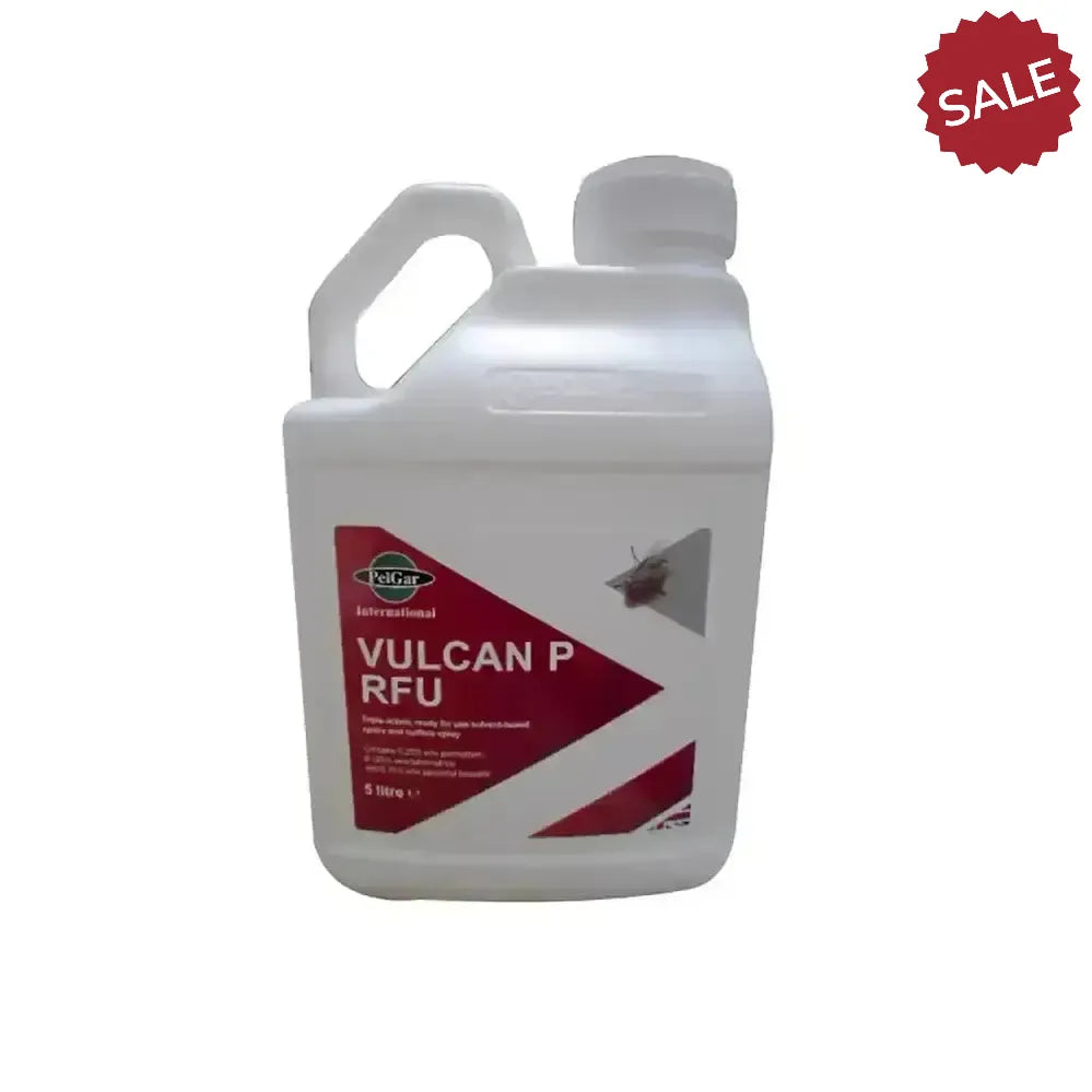 Pelgar Vulcan Fly Spray P Rfu 5 Litre PLASTIC JERRYCAN Pest Control