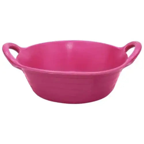 Perry Equestrian Biodegradable Rubber Eco-Skip Feeder 12 Litre Pink 12 Litre Buckets & Bowls