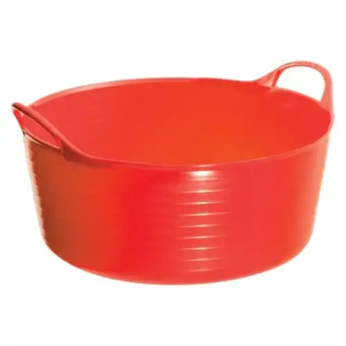 Perry Equestrian Flexi-Fill Shallow Flexible Tubs/Trugs 15 Litre (4 Gallon) Red Buckets & Bowls